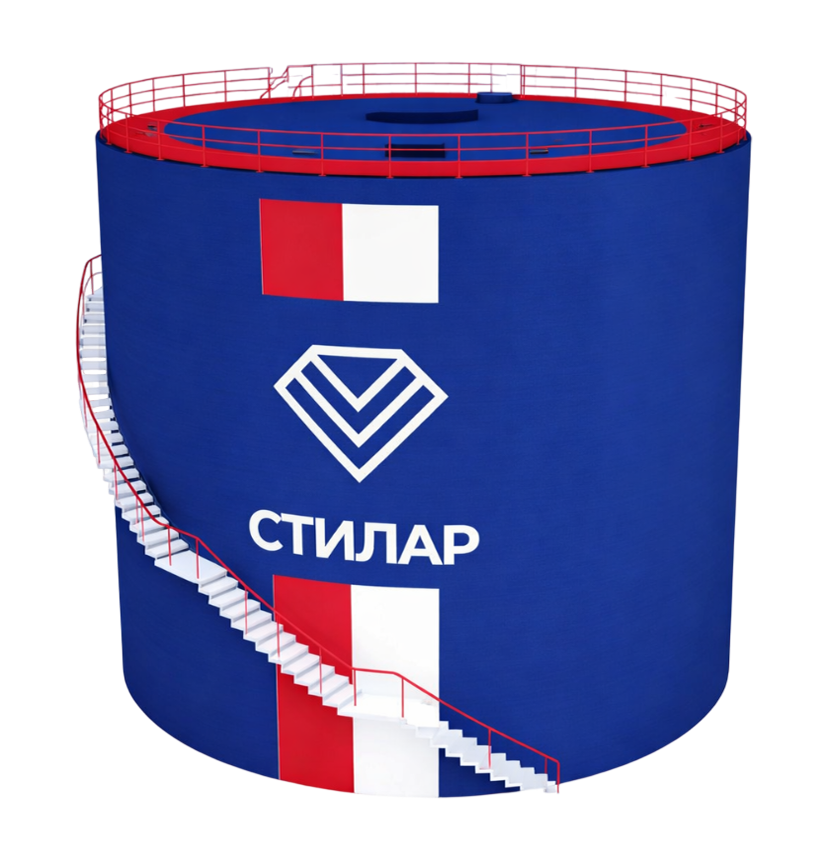 Цельносварной резервуар РВС  125 м³ от завода-производителя